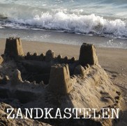 zandkasteel vierkantje met text
